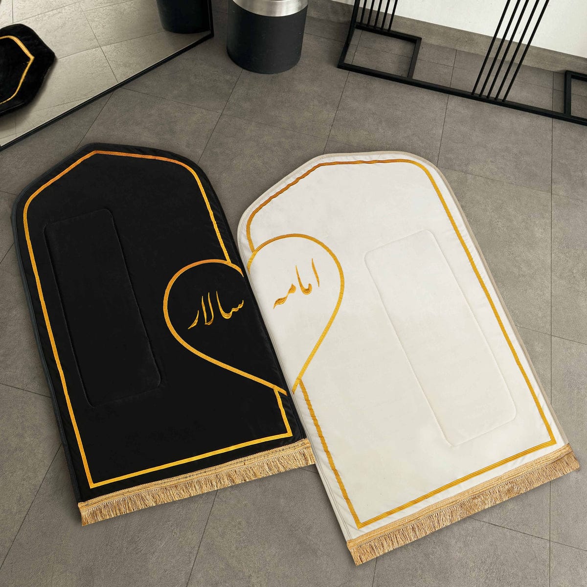 Couple Janamaz With Customized Name | Prayer Mat | Brand New
