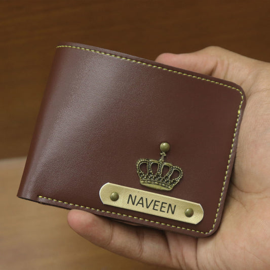 Customized Leather Printed Name Wallet