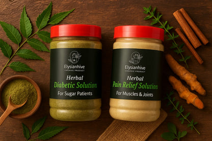 Elysianhive Herbal Pain Relief Solution – Fast Relief for Muscles & Joints